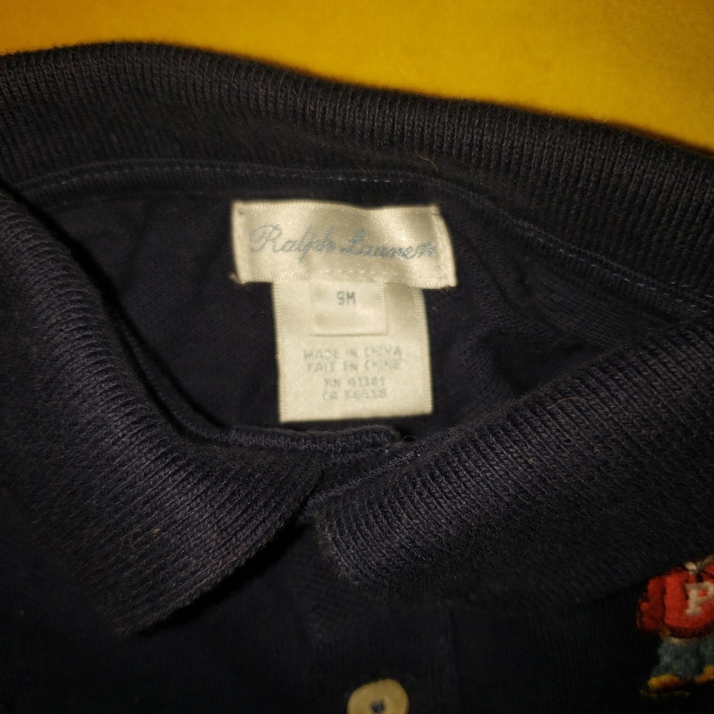 Boys Polo Ralph Lauren Romper - Picture 2 of 3